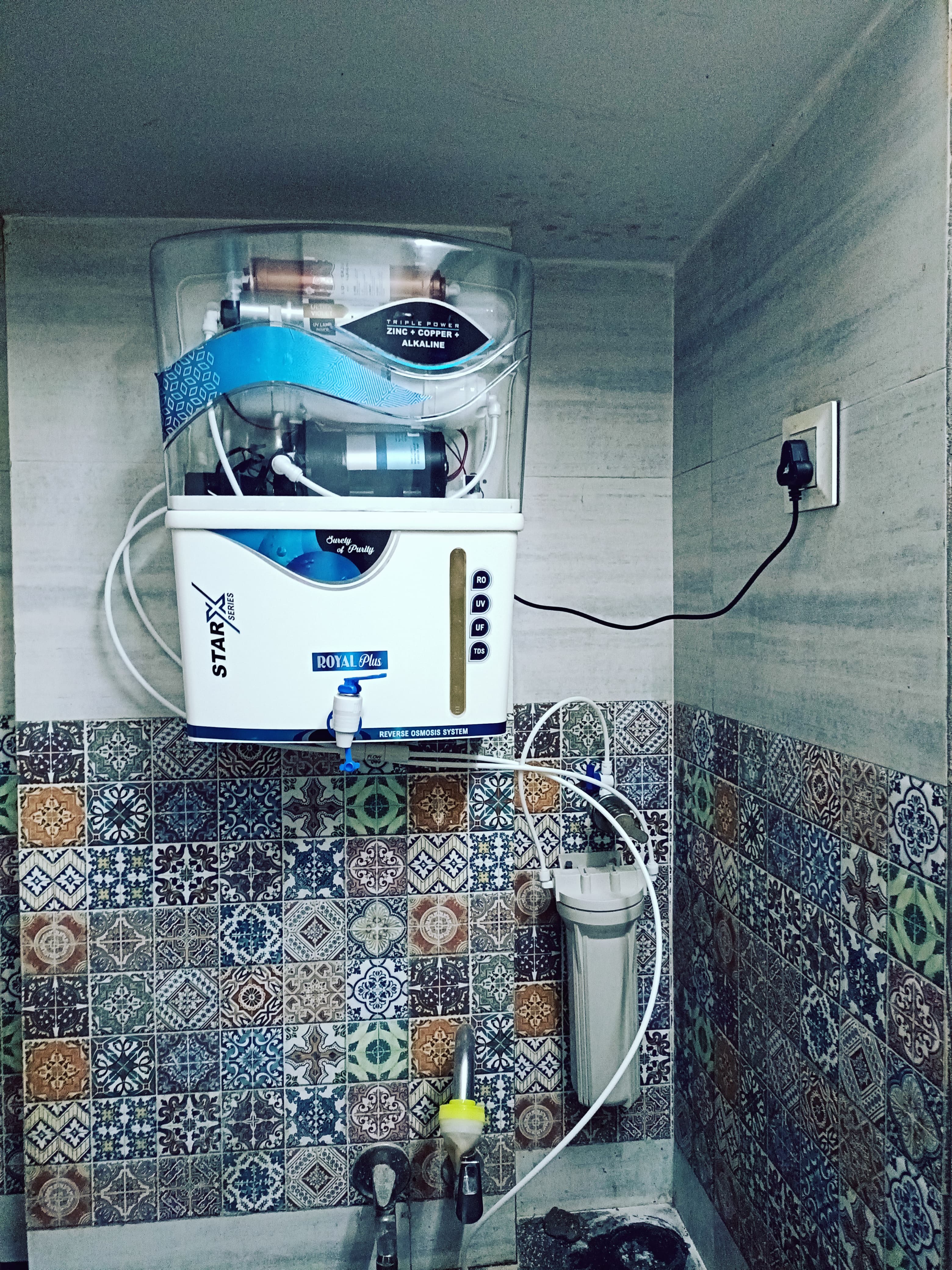 Aqua Starx RO + UV + UF Water Purifier with TDS Controller &amp;amp; Mineral Technology – 12 Litre